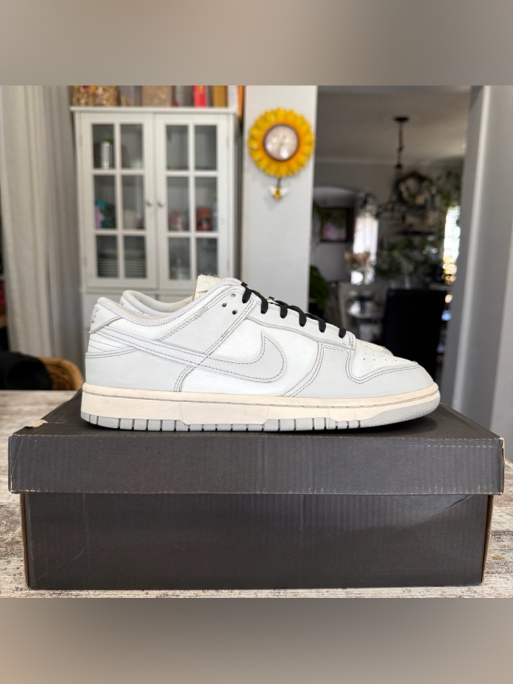 Nike Dunk Low Cream Sail Light Bone Mens Size 7.5 / Women’s Size 9 (DD1503-107)